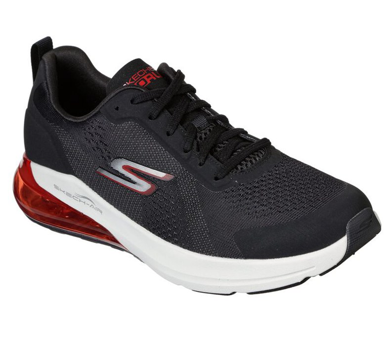 Skechers Gorun Air - Jetstream - Mens Running Shoes Black/Red [AU-OE3012]